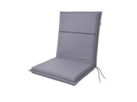 Doppler alacsony háttámlájú párna szürke 100 cm x 48 cm x 4 cm
