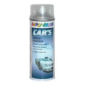 Dupli-Color Cars Rally átlátszó lakk spray, 400ml, festékjavításhoz és karosszéria munkákhoz.