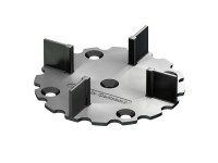 Pro fugakereszt 3 mm laptartó tárcsával Fekete Pro fugakereszt 3 mm laptartó tárcsával Fekete