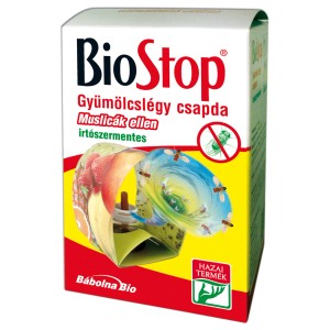 BioStop gyümölcslégy csapda, nem mérgező. Hatékony légyirtás konyhába és háztartásba.