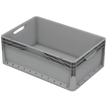 Eurobox - rendszer tömörfalú doboz 22 cm x 40 cm x 60 cm szürke