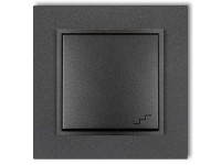 MINI váltókapcsoló kerettel metál grafit