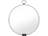 Midnight Mystery fali tükör teamécses tartóval 33,6 cm x 29 cm fekete Midnight Mystery fali tükör teamécses tartóval 33,6 cm x 29 cm fekete