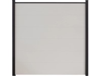 GroJa BasicLine kerítéselem-készlet 180 cm x 180 cm fehér
