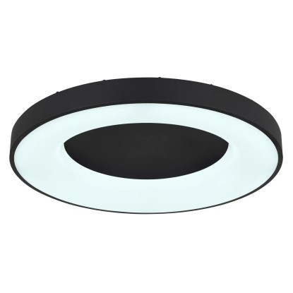 Globo Jolli LED-es mennyezeti lámpa fekete 60 cm átmérő