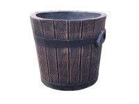 Virágláda hordó formájú Polka S