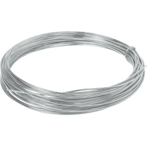 Ezüst színű alumínium drót, Ø 1,6 mm x 12 m, tekercsben, kézműves és dekorációs célokra.