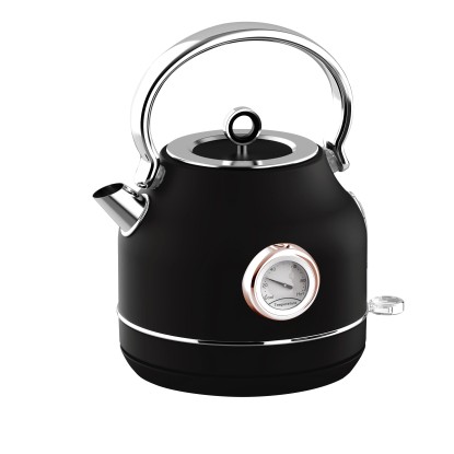 Elektromos vízforraló hőfok kijelzővel rose gold-fekete