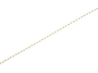 LUX óralánc sárgarezezett 1,1 mm  - méteráru