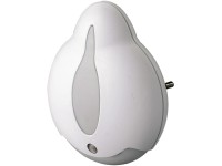 LED éjszakai fény alkonykapcsolóval 1,9 W fehér LED éjszakai fény alkonykapcsolóval 1,9 W fehér