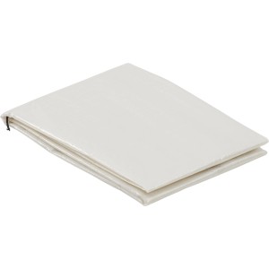 Összehajtott, világos színű védőhuzat napernyőkhöz, max. Ø 400 cm.