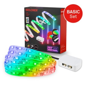 Briloner LED szalag Pimp your Panel Starter szett távirányítóval, RGB+W, 2,6 m. Panel tartozék.