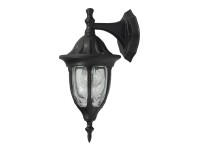 Rábalux Milano kültéri falikar IP43 37 cm fekete