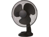 Asztali ventilátor fekete 30 cm átmérő