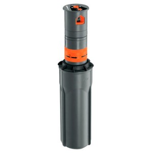 Gardena T 200 turbinás süllyesztett esőztető 200 m²-ig, a sprinkler rendszer része.