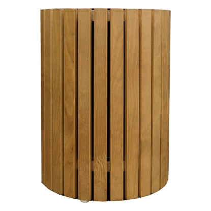 Quadra virágláda 34 cm átmérő x 40 cm Natúr festett
