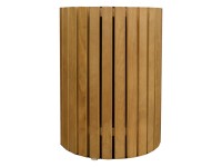 Quadra virágláda 34 cm átmérő x 40 cm Natúr festett