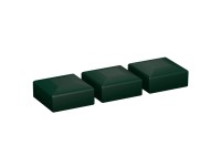 Oszlopsapka műanyag 70 mm x 70 mm 3 darabos készlet zöld