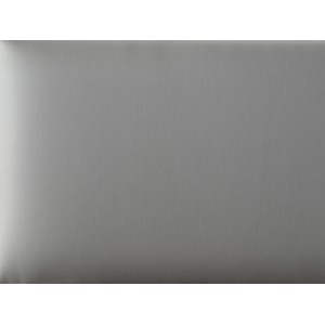 Szürke, téglalap alakú falpárna bőrhatású, 60x30 cm. Dekoratív falpanel fali dekorációhoz.