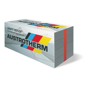 Austrotherm Grafit Reflex homlokzati hőszigetelő lemezek csomagja.