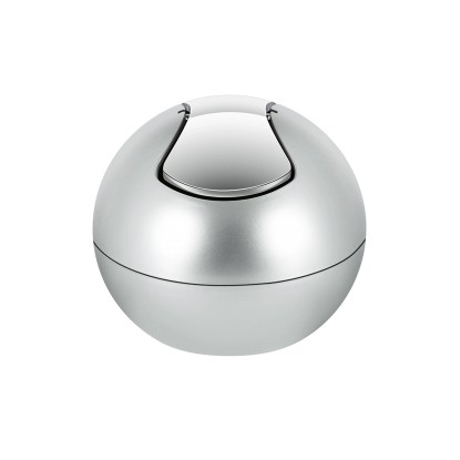 Spirella gömbölyű szemetes műanyag matt ezüst