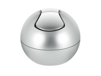 Spirella gömbölyű szemetes műanyag matt ezüst Spirella gömbölyű szemetes műanyag matt ezüst