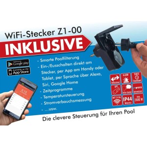 Summer Fun WiFi csatlakozó Z1-00 Best Clean Smart homokszűrőhöz, vezérlés applikáción keresztül.