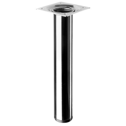 Hettich asztalláb, Ø 30 mm, 200 mm magas, króm, bútorokhoz.
