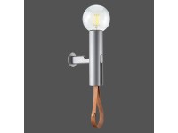 Turn me falilámpa acél E27 IP20