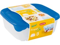 Curver Fresh&Go ételtartó kék 0,25 l + 0,8 l + 1,7 l, 3 db
