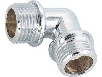 OBI menetes könyök 21 mm (R 1/2) krómozott sárgaréz OBI menetes könyök 21 mm (R 1/2) krómozott sárgaréz