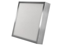 EMOS Led felületi lámpatest négyzet ezüst CCT 21W