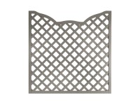 Kerítéselem Calais rács masnival szürke 1800 mm x 1800 mm FSC®