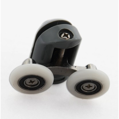 Zuhanyfülke dupla pótgörgő 4 darabos készlet 4-5 mm-es üvegvastagsághoz