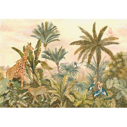 Komar vlies fotótapéta Tropical Vintage Garden 400 cm x 280 cm