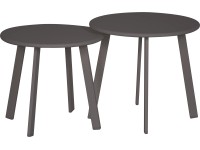 Breves kerti asztal garnitúra 2 részes acél antracit