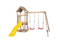 Swing King Noa játszótorony 234 cm x 265 cm x 280 cm sárga FSC Swing King Noa játszótorony 234 cm x 265 cm x 280 cm sárga FSC