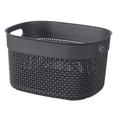 Curver Filo kosár újrahasznosított műanyagból S méret antracit