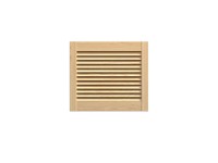 Nyitott lamellás fenyőajtó 435 mm x 444 mm