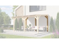 Weka építőkészlet 672 szabadon álló terasztetőhöz 3. - 4. méret Natúr Weka építőkészlet 672 szabadon álló terasztetőhöz 3. - 4. méret Natúr