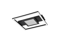 Reality Wheeler LED szögletes mennyezeti lámpa optikai tükör effektussal fekete