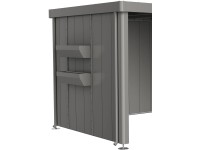 Biohort FloraBoard Neo szerszámos házhoz 197 cm x 84 cm kvarcszürke metál