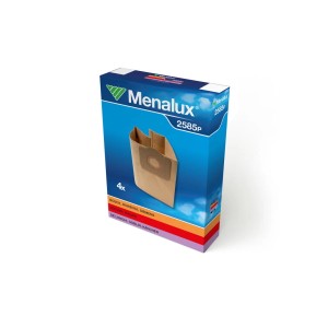 Menalux 2585P porzsák, 4 db-os csomag, kompatibilis különböző porszívómárkákkal.