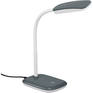 Trio Boa Titan asztali lámpa, flexibilis szürke LED asztali lámpa érintő funkcióval.