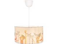 Safari Adventure gyermek függőlámpa színes állatmintás 40 cm x 125 cm