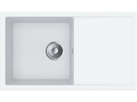 Miló beépíthető mosogató Blissano 76 gránit kompozit fehér Miló beépíthető mosogató Blissano 76 gránit kompozit fehér