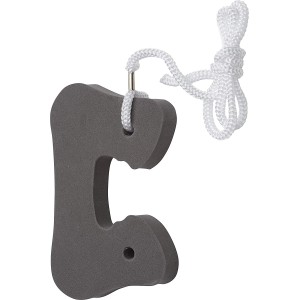 Abus JC5200A Millie ajtóütköző habszivacsból, fehér zsinórral a rögzítéshez.