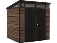 Signature Pent 7 x 7 műanyag kerti ház - dió