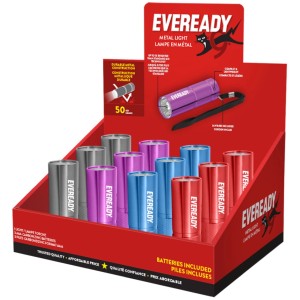 Eveready Metal elemlámpa elemet tartalmaz 1 darab