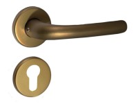 Ajtókilincs Pira CZ rozettás alumínium bronz